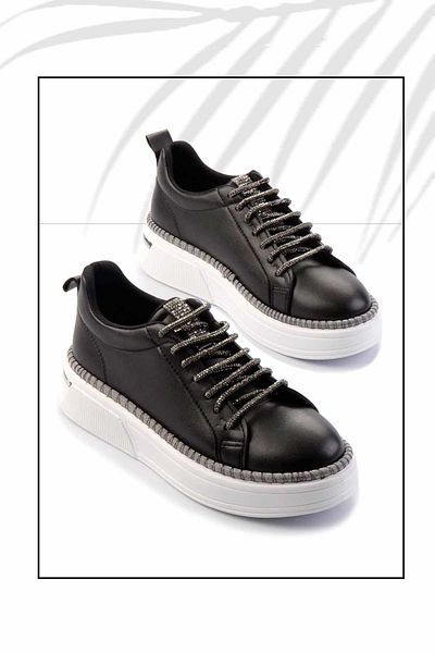 Bambi Tenis de damă negri K 01377023709
