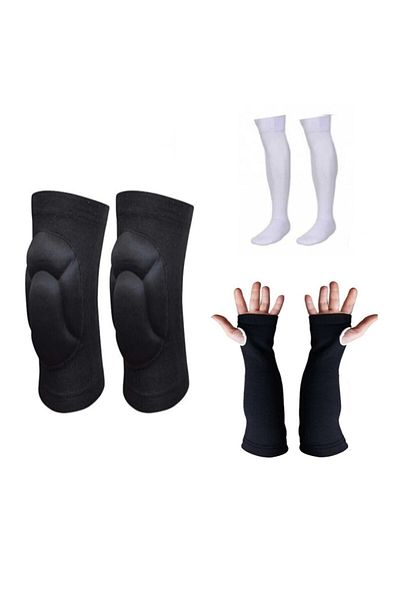 Menta store Volleyball Knee Pad Volleyball Sock Volleyball Sleeve Set of 3