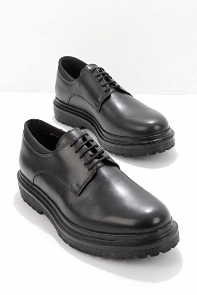 Bambi Siyah Leather Erkek Oxford Ayakkabı E01600272903