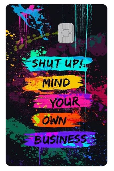 Sticksy Card Covering Sticker Bank Credit Card Covering Sticker Credit Card Label Mdl 160