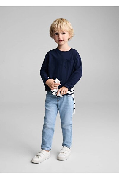 MANGO Baby T-shirt with patch pocket