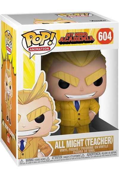 Funko Pop! Vinyl: Animation: My Hero Academia (MHA) - Teacher All Might - Collectable Vinyl Figure -