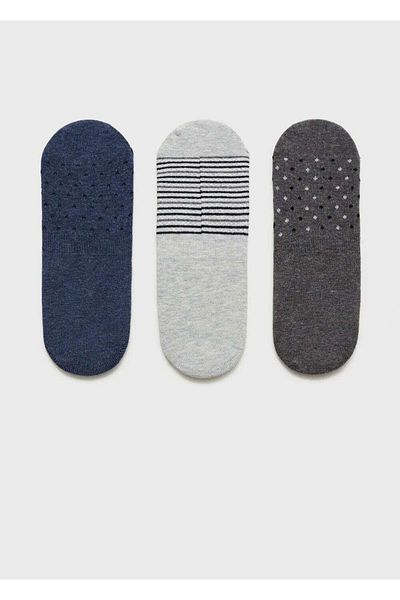MANGO Man 3 Pack Mixed Socks