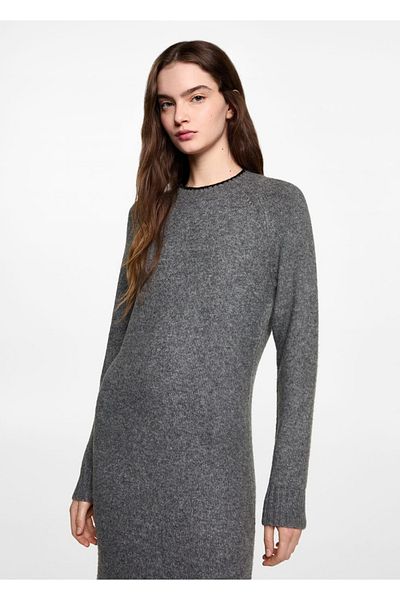 Mango Teen Long knitwear dress