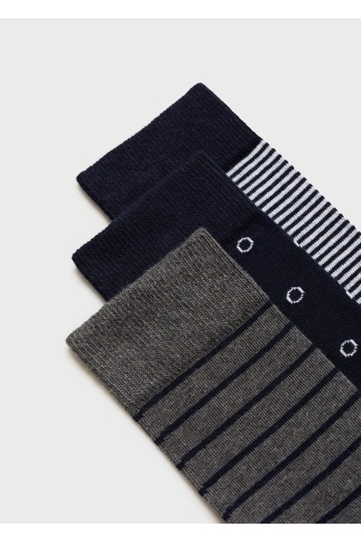 MANGO Man 3'lü karma çorap