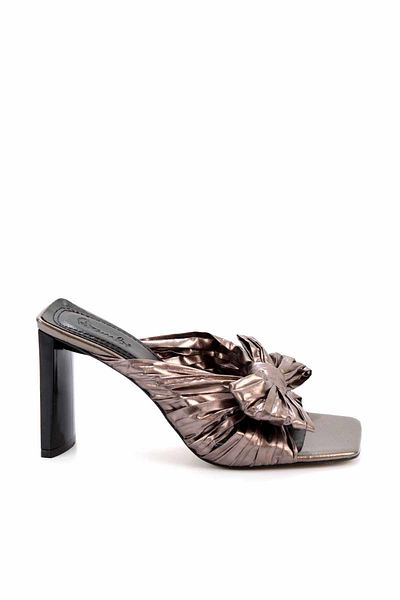 Bambi Metallic Platinum Women's Slippers K04188130609