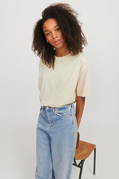 Jack & Jones Γυναικείο μινιμαλιστικό μπλουζάκι με λογότυπο JJXX με κοντομάνικο - Andrea