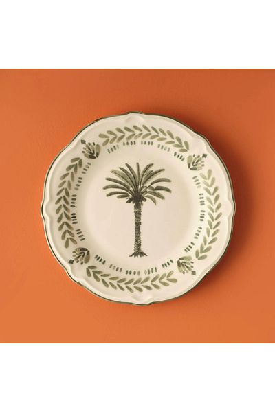 Bella Maison Alice Stoneware - 44 Pieces Green Breakfast Set for 6