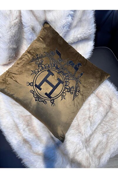 ref crea H Car Embroidered Throw Pillow Cover