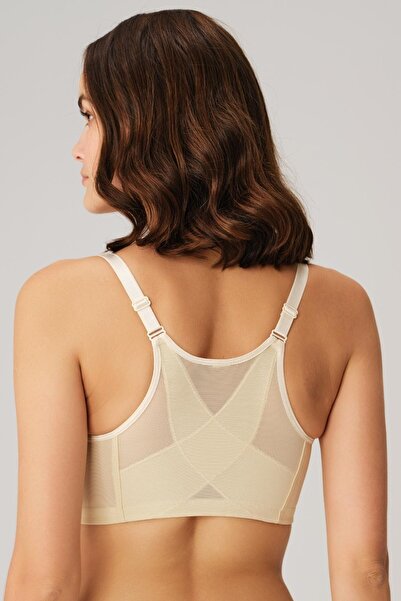 civetta Shaping / Sculpting Minimizer Wire-Free Non-Padded Front Opening Back Support Medical Bra
