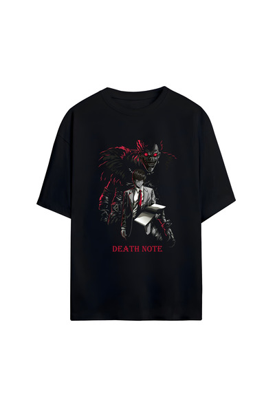 MAGORS DEATH NOTE UNISEX Oversize kroj Pamuk LU Pamučni džersej MAJICA