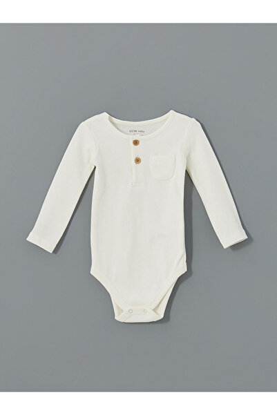 LC Waikiki Crew Neck Long Sleeve Citcitli Bodysuit and Leggings for Baby Boy - W4Hk08Z1