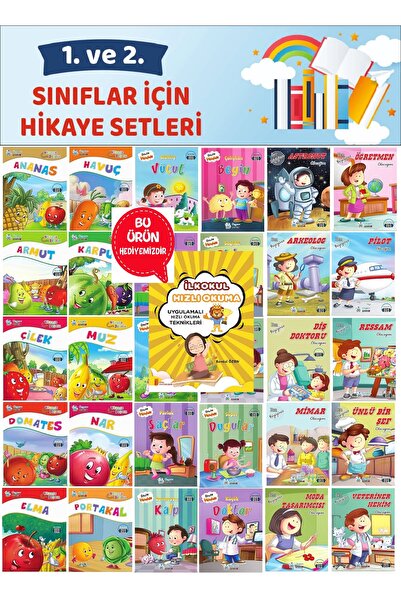 Üçgen Yayıncılık 1.ve 2.Sınıflara Uygun Öğretmen Tavsiyeli Eğitici Okumayı Se...