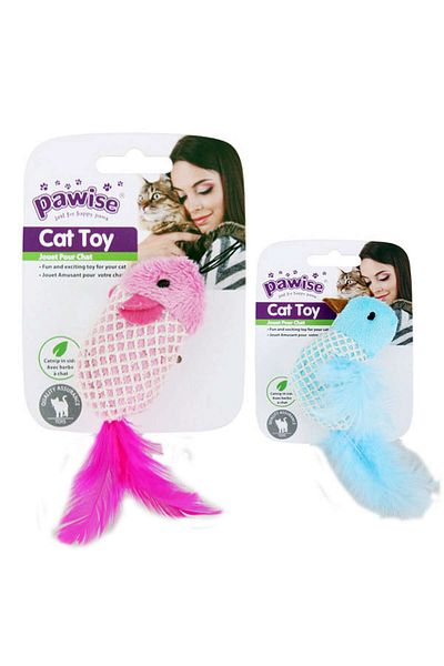 Pawise Plush Mouse Cat Toy with Catnip 10 cm Hnzrn