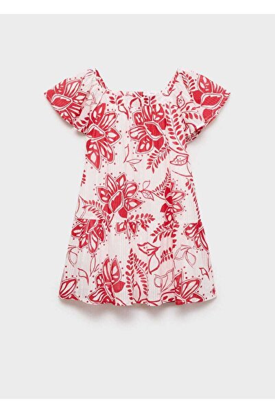 MANGO Kids Çiçekli elbise