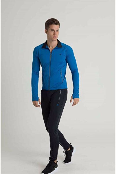 Cross Time Crosstime Erkek Mavi Fit Kesim Dalgıç Kumaş Eşofman Takımı 1017-08