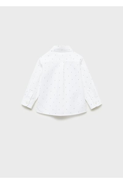 MANGO Baby Πουκάμισο Oxford με σχέδιο