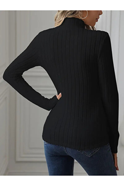 JANES Γυναικεία μακρυμάνικη μπλούζα καμισόλ με ζιβάγκο