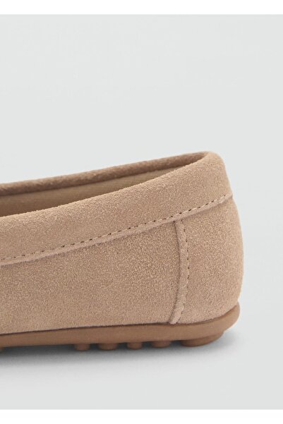MANGO Baby Süet deri loafer ayakkabı