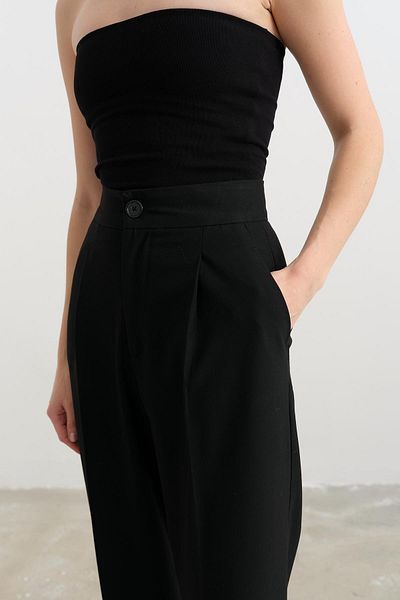 Qutu Butik 16500 Wide Belted Bol Paca Pants