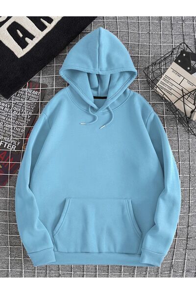 UNCİA OUTDOORS Μαύρο Unisex με κουκούλα μονόχρωμο