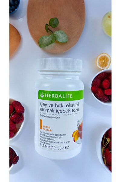 Herbalife Bitkisel Şeftali Aromalı 51 gr Çay 2 Adet Full Set 102 gr Hızlı