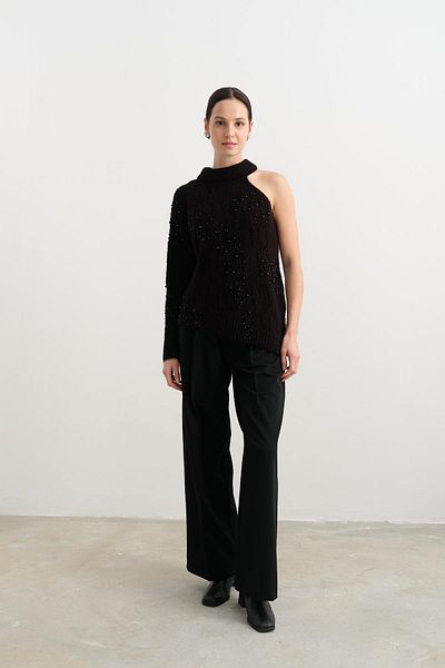 Qutu Butik 3178 PULLOVER DETALIAT UMAR PERLA