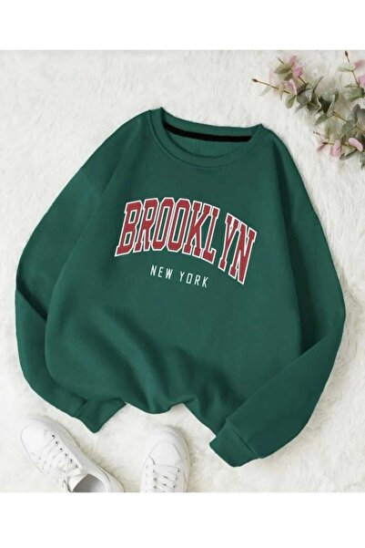UNCİA OUTDOORS Φούτερ με στάμπα Oversize Unisex Crew Neck