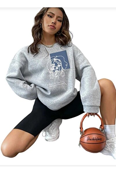 UNCİA OUTDOORS Unisex Oversize Εμπριμέ Μπλούζα