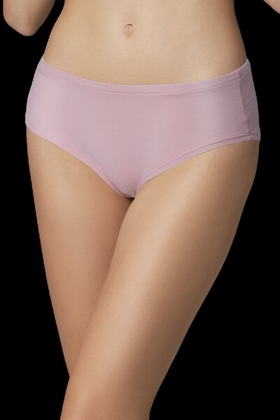 Doreanse Women's Pink & Floral Patterned 3-Piece Panties Slip 7128