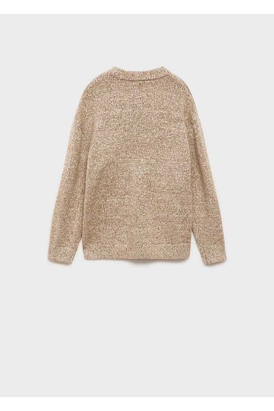 MANGO Kids Herringbone Woven Sweater