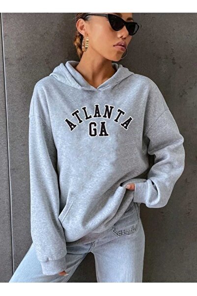 UNCİA OUTDOORS Φούτερ Unisex με στάμπα με κουκούλα