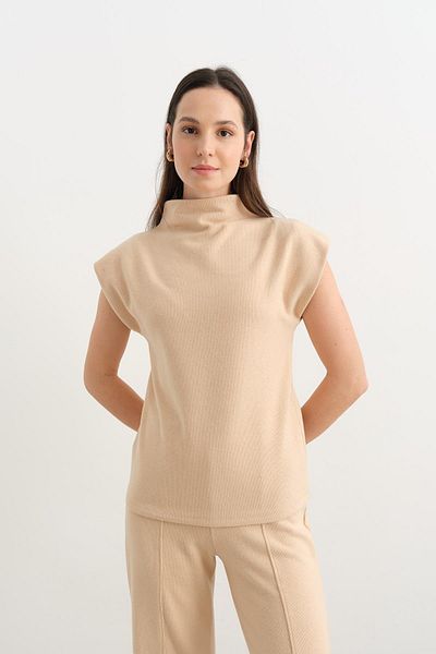 Qutu Butik 31342 SUVETER tricotat cu textura moale