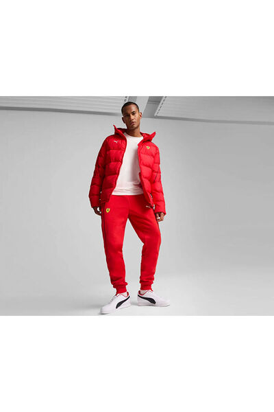 Puma Ferrari Race Mt7+ Ecolite Jk - Men's Red Casual Coat 62704102