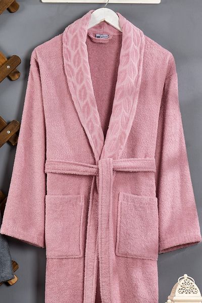 PHILIPPUS Partial Velvet Shawl Bathrobe