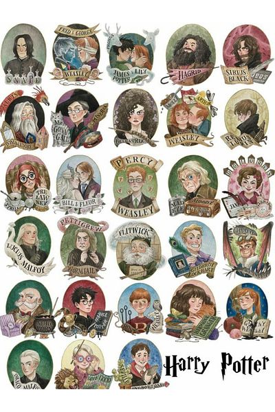 Sticksy Harry Pottersticker Phone Laptop Notebook Tablet Notebook Flask Sticker Sticker St759