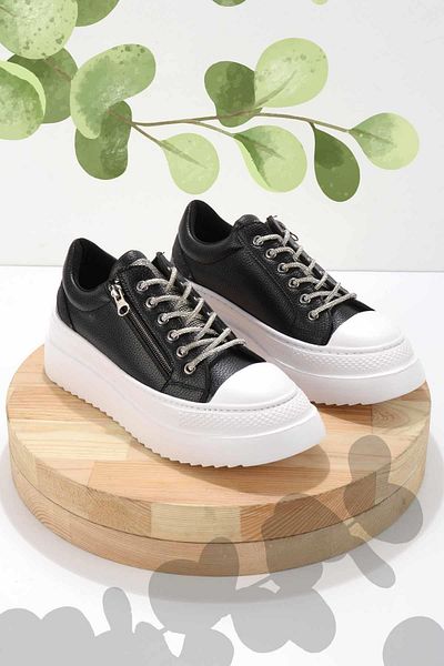 Bambi Women's Black Sneakers K01763089709
