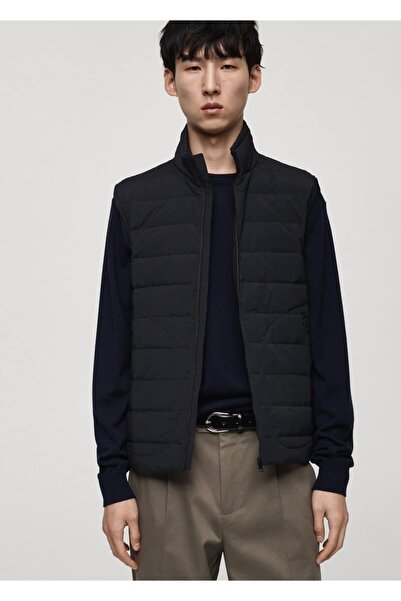 MANGO Man Gesteppte Weste mit Daunenfüllung