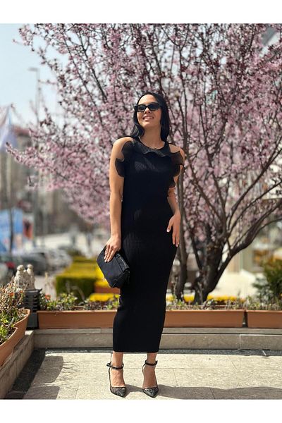 Qutu Butik 90201 ΦΟΡΕΜΑ ΠΛΕΚΤΟ ΜΕ ΛΕΠΤΟΜΕΡΗ ΣΤΟΛΗ