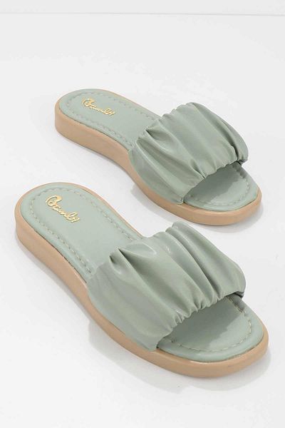 Bambi Γυναικείες Παντόφλες Water Green K 04875081109