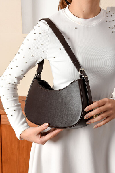 İAMBTŞY Casual Minimalist Hobo Bag - Τσάντα ώμου Baguette, για έφηβες και γυν...