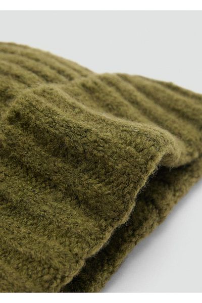 MANGO Woman Beret dzianinowy elastyczny