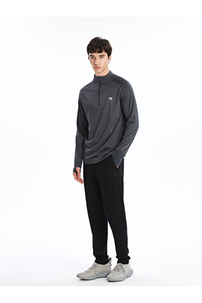 LC Waikiki Ανδρικό αθλητικό μπλουζάκι με ψηλό γιακά μακρυμάνικο