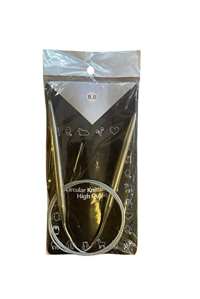 ÇİĞDEM YÜN Çelik Misinalı Örgü Şişi 8mm (70cm)