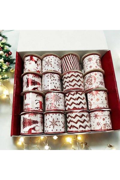 Parti Dükkanım New Year's Glitter Ribbon 5 Meters 6 cm