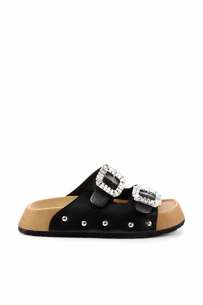 Bambi Women's Black Slippers K04140009009