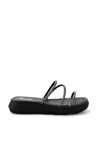 Bambi Black Stone Women's Slippers K04567060009