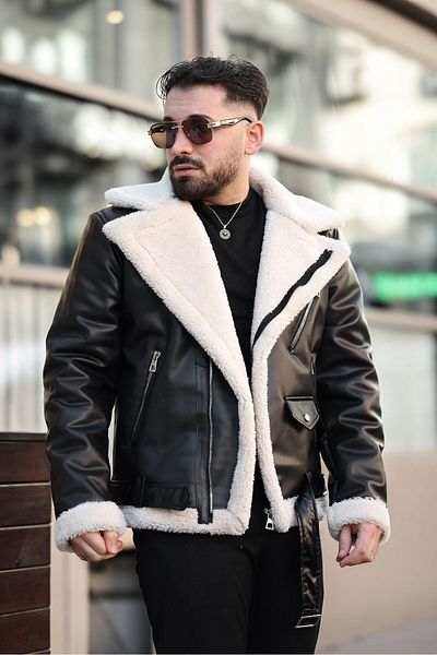 MODAEMAS ΑΝΔΡΙΚΟ ΓΟΥΝΙΕΡΜΕΝΟ ΛΑΜΙΝΑΔΟ ΔΕΡΜΑΤΙΝΟ ΠΑΝΕΛ