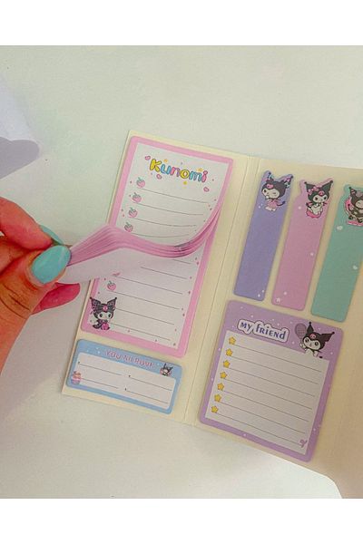 senacacollection Kuromi̇ Post-It Adhesive Note Paper 1 Piece