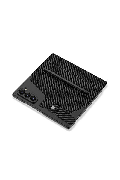 Hatreds Galaxy Z Fold 6 Kılıf Kamera Korumalı Karbon Tasarımlı Hatreds Kıpta ...